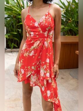 Yumi Kim Riri Dress - Flirty Floral Red